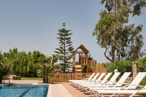 A lovely lawn covered playground is available for our younger guests.