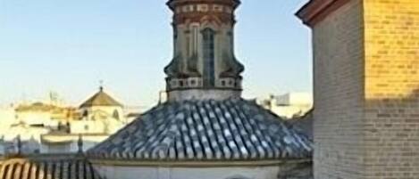 View of San Vicente church from terrace