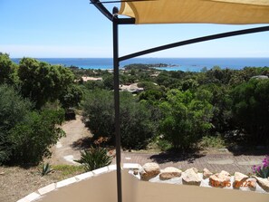 Vue mer de la terrasse a gauche