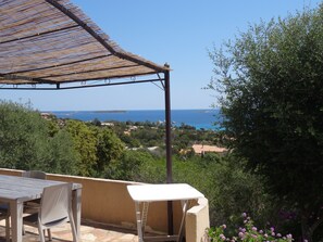 Vue mer de la terrasse a droite