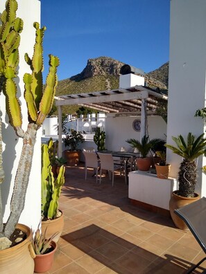 Pergola on the roof