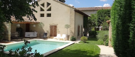 Coté piscine