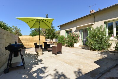 Near Avignon and the vineyards of Chateauneuf du Pape, in the heart of Provence