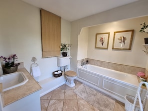 The bathroom adjoining the Master bedroom 