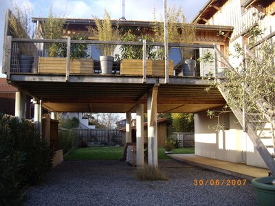 Holz atypisches Haus mit Garten (2012) bis 10/12 Hafenrand 100m
