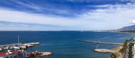 Vista para a praia ou o mar