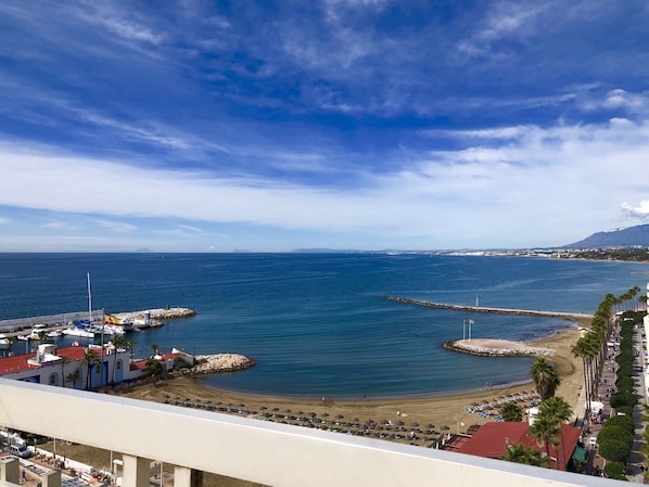 View from one of the the 2 roof pools. The third roof pool is from a lower level