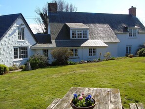 cottage from the garden