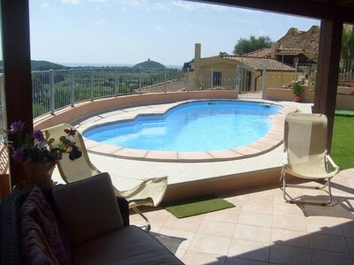 house with private swimming pool/ villa - Chia - domus de maria