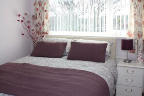 Master bedroom with king size bed