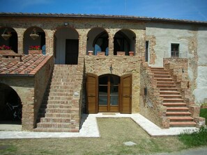 The front of the house