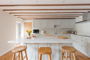 Kitchen Area new for 2020 with Quartz tops and large island