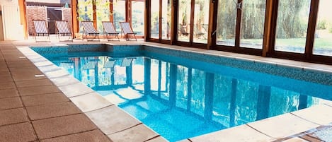 Hop Farm’s stunning all-year-round heated pool for your exclusive use.