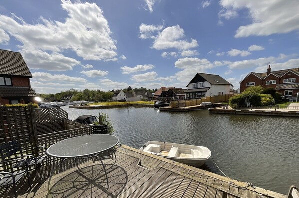 View of the river from Swan Cottage 