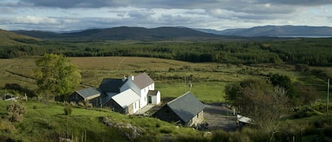 Valley of the Hare and Kenmare Bay in the distance