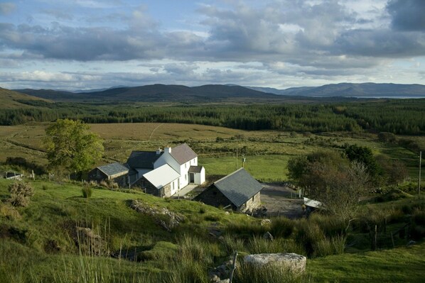 Valley of the Hare and Kenmare Bay in the distance