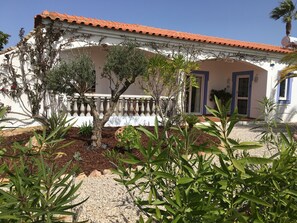 Entrance and front terrace