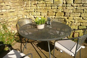 Back garden patio