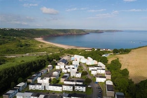 A quiet site of around 300 purpose built holiday homes which are private owned. 