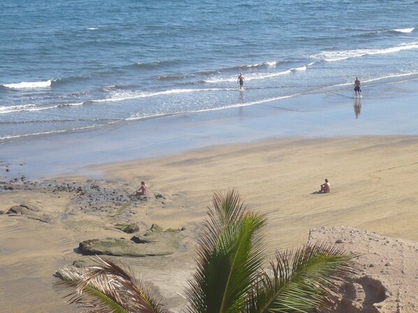 Vista a la playa desde la propiedad