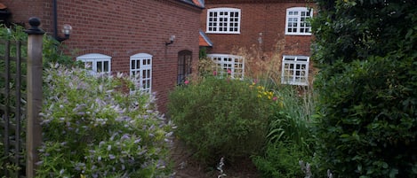 View of the house, the older cottage to the right.