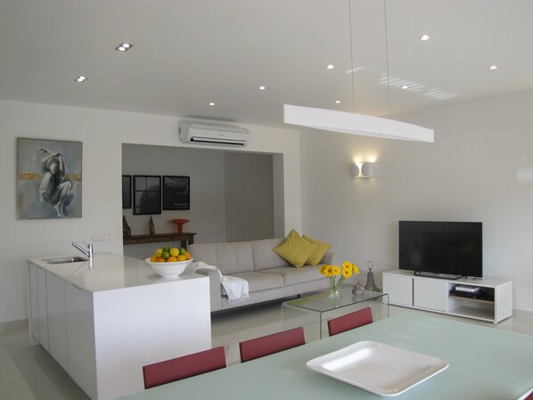 Open plan living room 