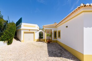 Part of the front driveway