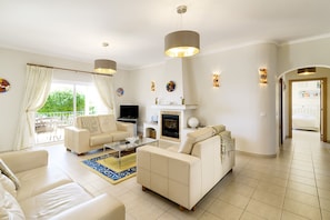 Large south facing living room