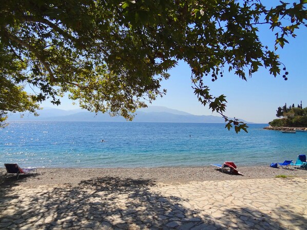 Beach view from the villa 