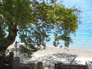 Beach view from the villa 