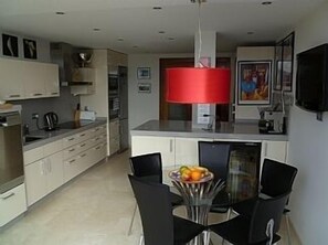 Kitchen dining area.
