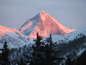 Sunset view of Dent Blanche