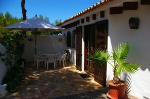 Private terrace and barbeque area