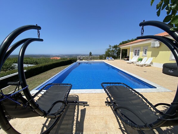 House, view, terrace and hammocks!