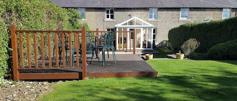 Garden view of cottage