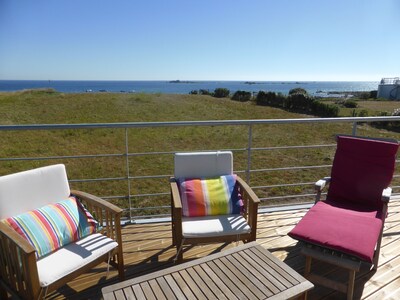 Vue Mer Magnifique - Location Maison les pieds dans l'eau - Loctudy Lesconil