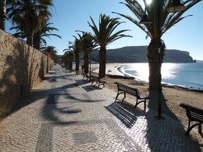 Early morning, beachfront at Praia da Luz
