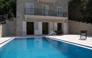 Villa Ljuta has an 8m x 4m freshwater pool