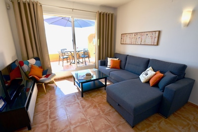 A Luxury 2 Bedroom Apartment in the Beautiful Pueblo Panorama in Cumbre del Sol