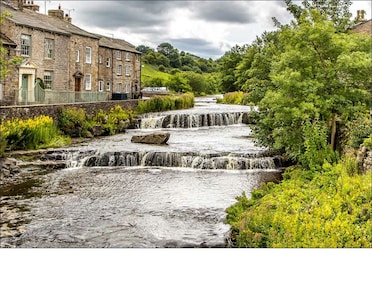 Acogedora casa de campo tradicional con vistas a las cascadas, Gayle, Hawes, Yorkshire Dales.