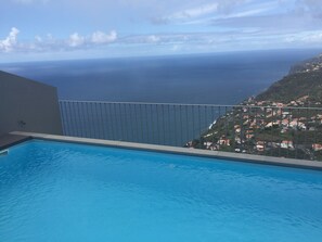 Swimming Pool with sea view and private.