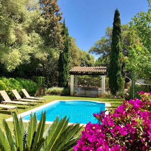 The pool is awaiting for you and your party only