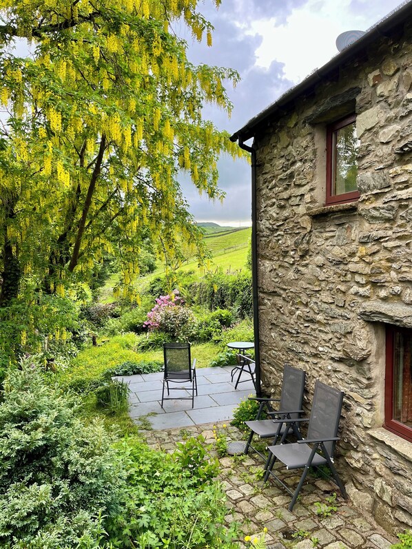 Barn and garden