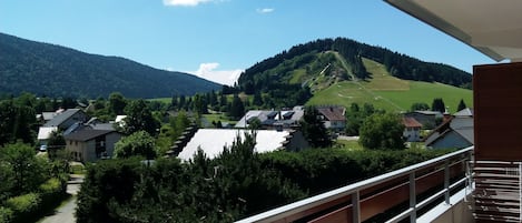 vue du balcon