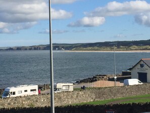 Curran Beach Golf course Dunes and Dunluce Castle from living and dining room
