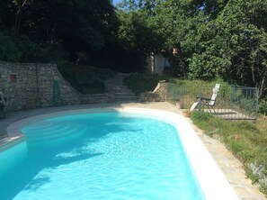 View towards house from pool