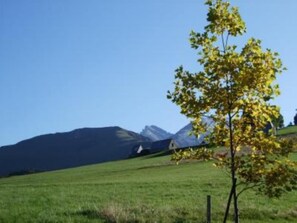 Blick aufs Gebirge