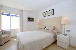 Large master bedroom with large double bed and ensuite