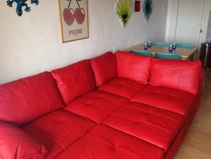 Sofa bed open