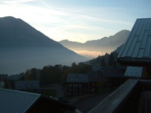 Blick von der Unterkunft